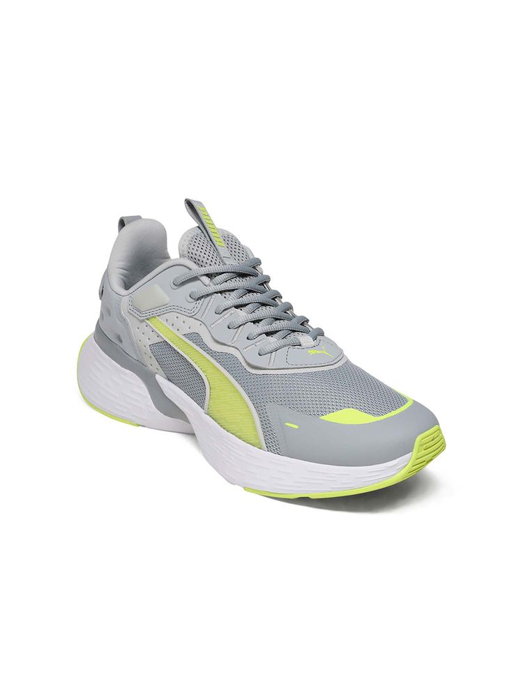 Puma Unisex Grey SOFTRIDE Sway Mesh Running Shoes-image-39
