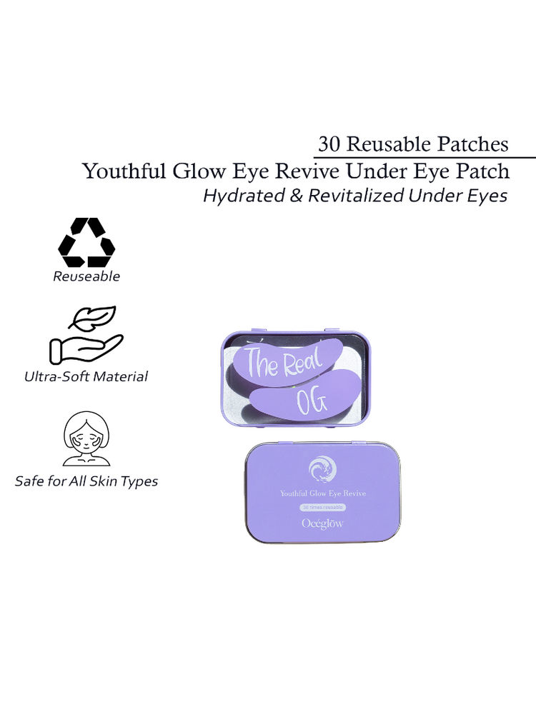 Oceglow Youthful Glow Eye Revive Under Eye Patch Hydrating, Brightening & Anti-Wrinkle Care Patch