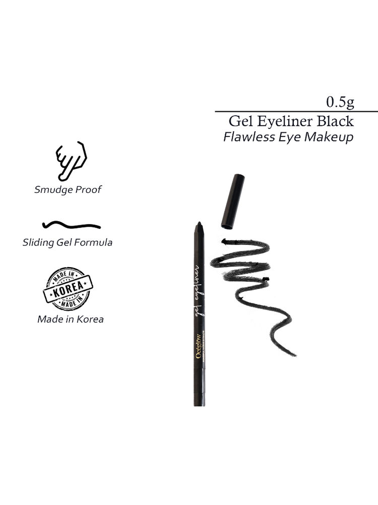 Oceglow Waterproof Eyeliner Gel, Smudge-Proof & Long-Lasting Intense Color Payoff-picture-15