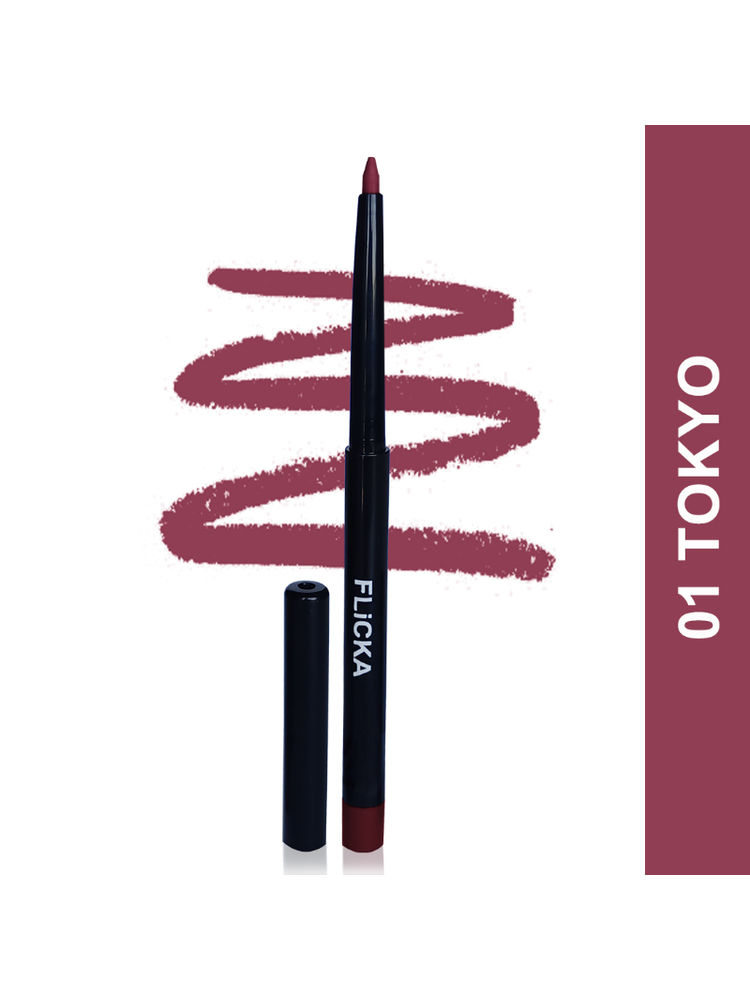 Flicka Essential Boundaries Lip Liner Cream Formula Matte Finish Waterproof Smudgeproof-picture-22