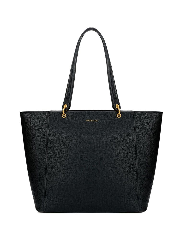 MIRAGGIO Carmin 16 Inch Tote Bag - Black (L)-image-33
