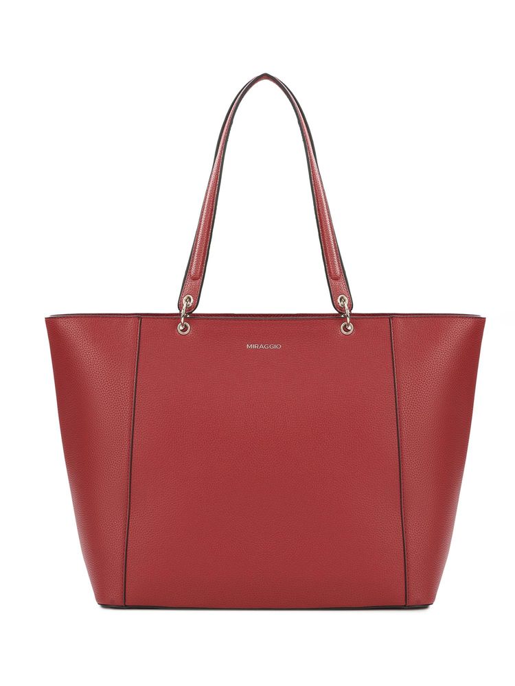 MIRAGGIO Carmin 16 Inch Tote Bag - Red (L)-image-34