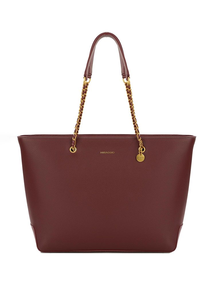 MIRAGGIO Amira 16 Inch Tote Bag - Wine (L)-image-28