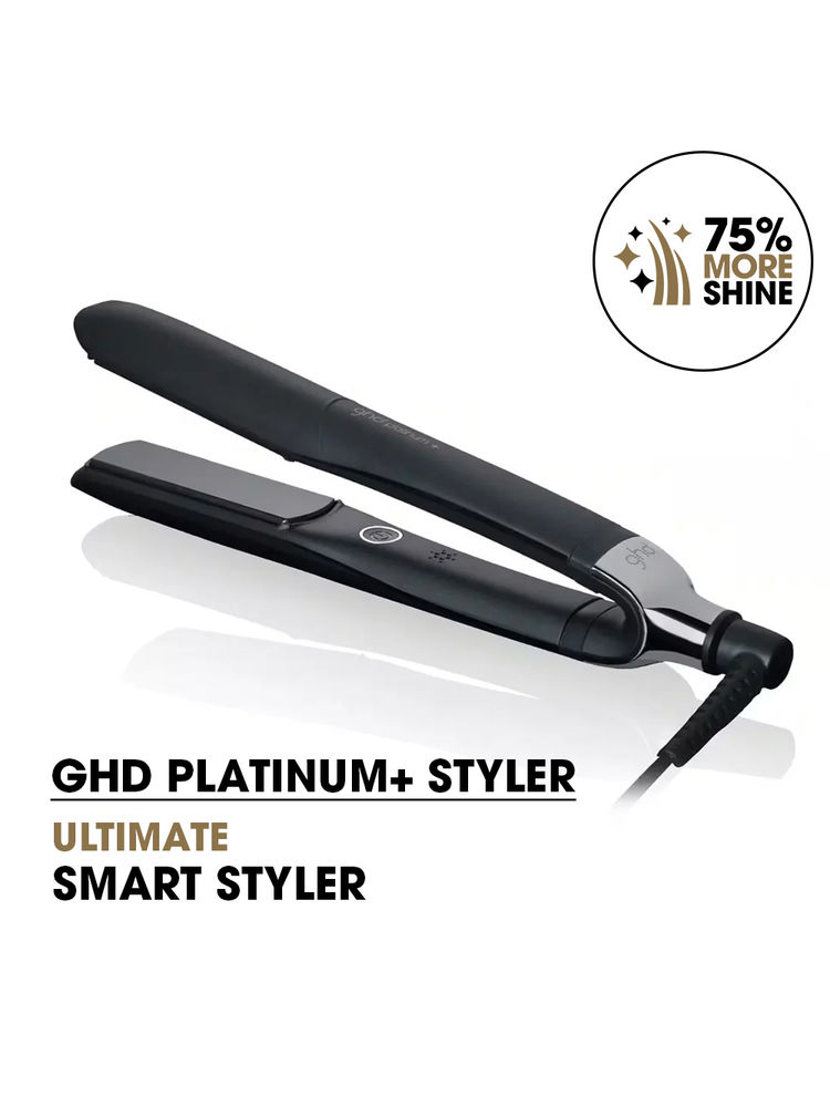 GHD Platinum+ Smart Styler In Black- Hair Straightener