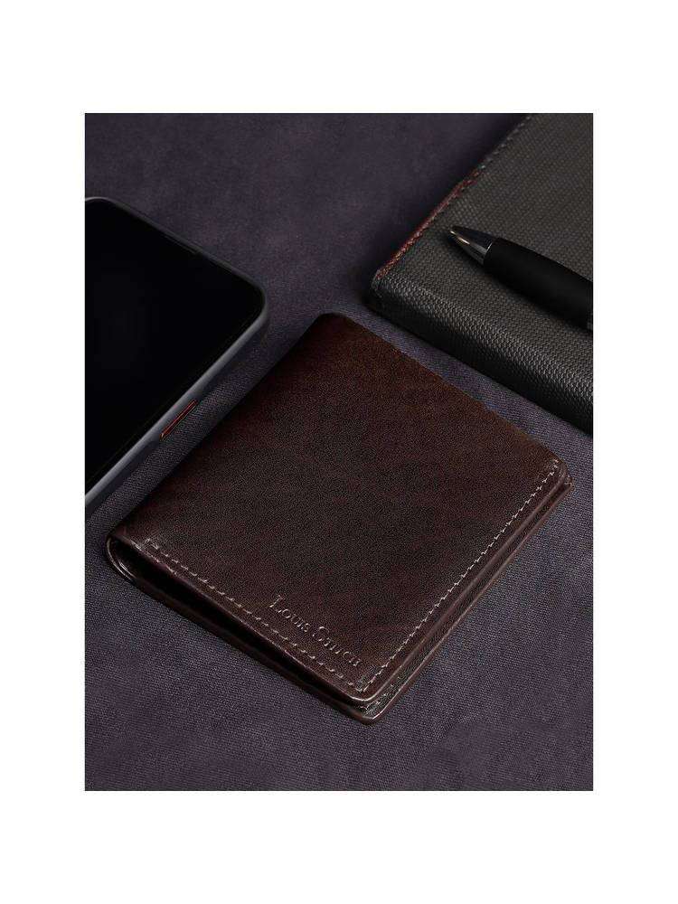 Louis Stitch Mens Brown Spanish Leather Slim Two Fold Wallet-picture-16