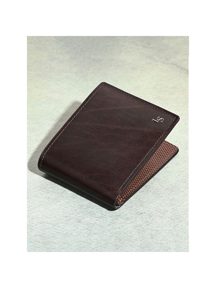 Louis Stitch Mens Spanish Leather Brown Two Fold Wallet-picture-24