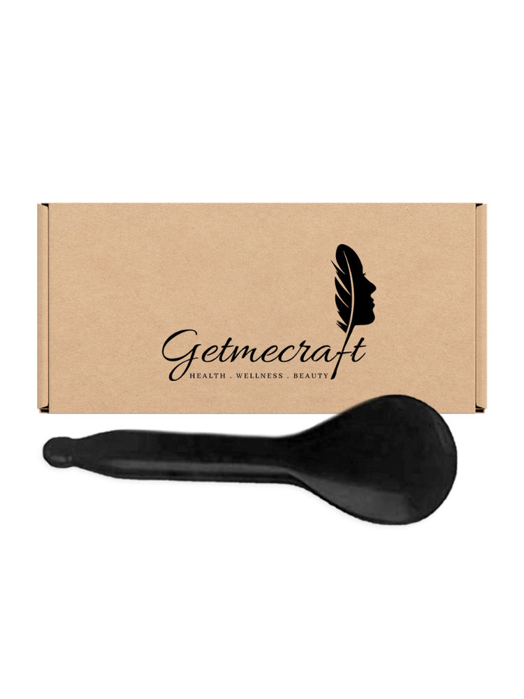 Getmecraft Black Obsidian Spoon Shape Gua Sha Massage Tool-picture-20