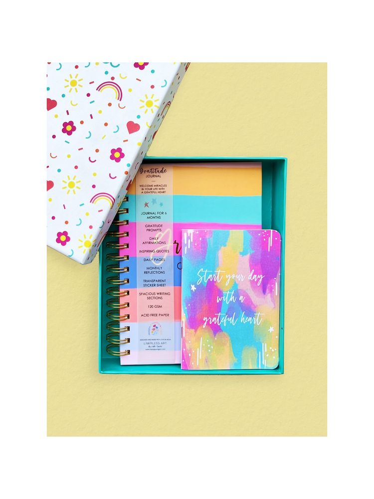 Happywagon Colour Vibe Gratitude Journal Pack-image-35
