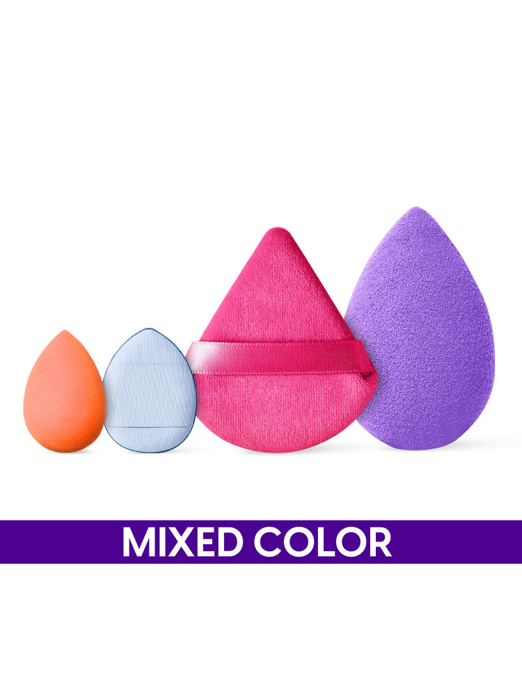 Matra Makeup Blender Beauty Sponge & Triangle Pizza Powder Puff Set-picture-27