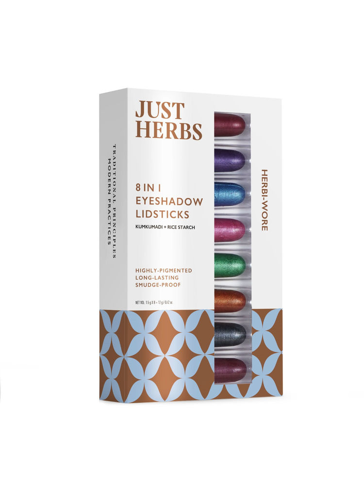 Just Herbs 8 In 1 Eye Shadow Lidsticks Highly-pigmented Long-lasting Smudge-proof-picture-11