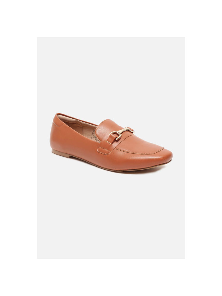 Van Heusen Women Brown Slip On Loafers-picture-14