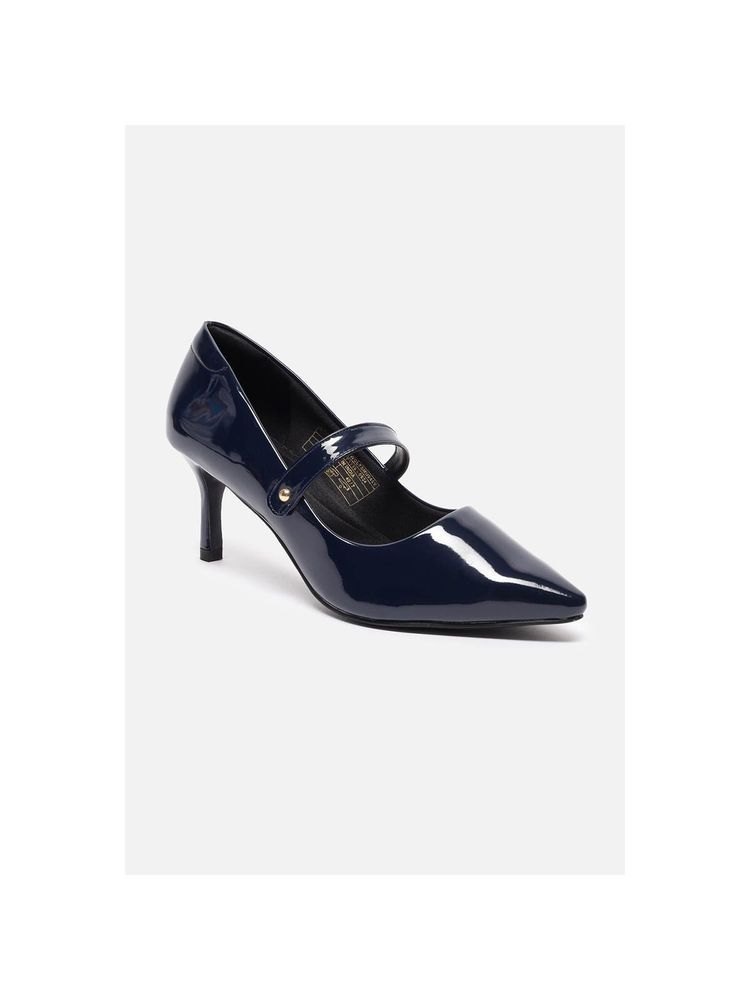 Van Heusen Women Navy Blue Heels Pumps-picture-26