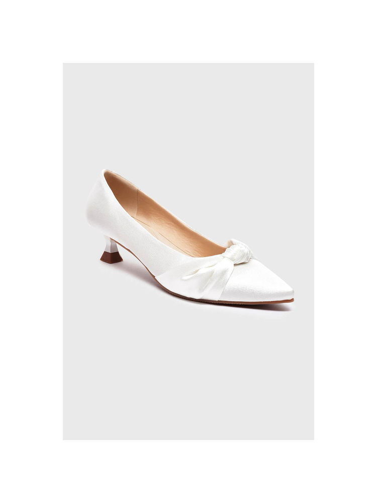 Van Heusen Women White Heels Pumps-picture-16