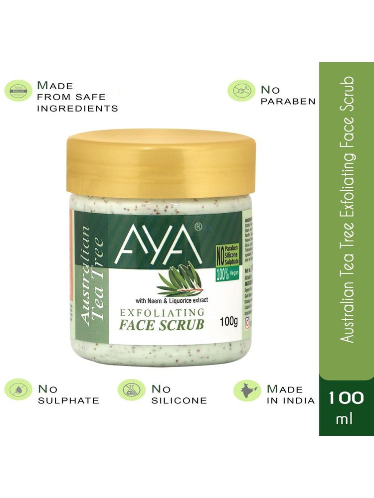AYA Tea Tree Exfoliating Face Scrub-image-6