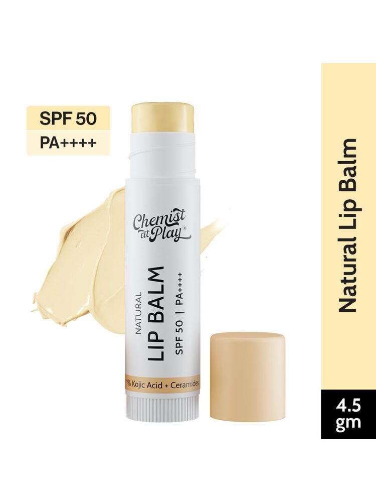 Chemist At Play Lip Balm SPF 50 Brightens & Repairs Chapped Lips 24HR Moisture