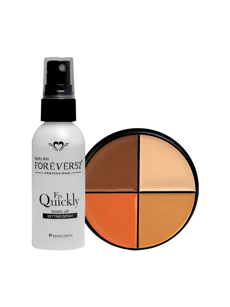 Daily Life Forever52 4 Pigmented Shade Concealer with Makeup Fixing Spray-image-32