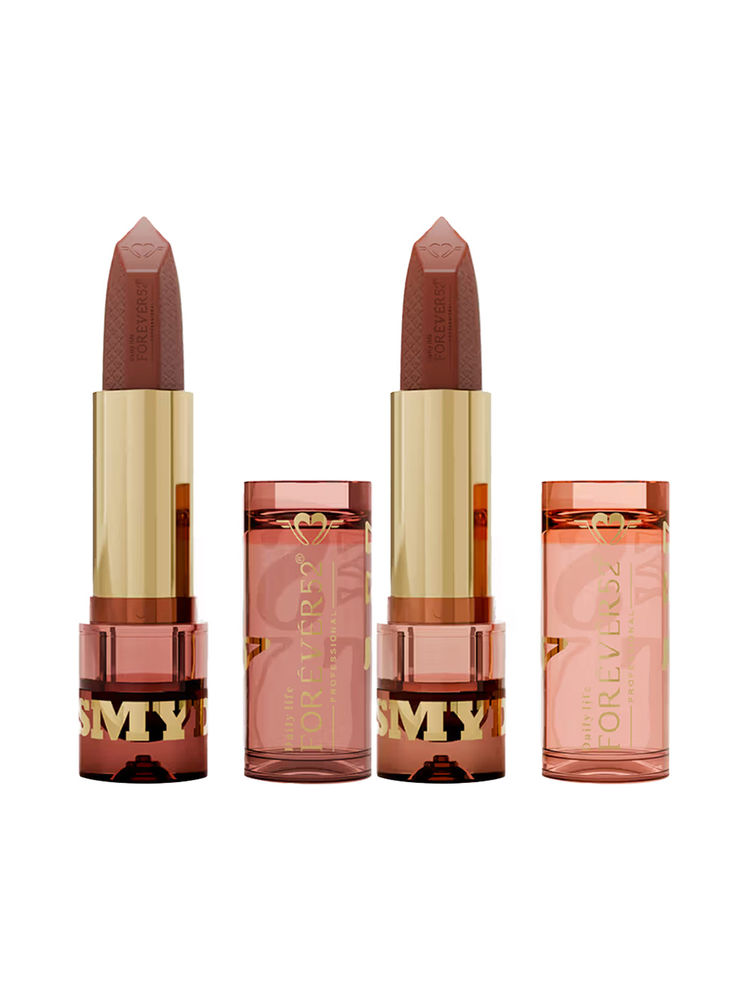 Daily Life Forever52 Its My Day 2 Shade Lipstick Combo Long Stay Creamy Matte Lip Color-image-3