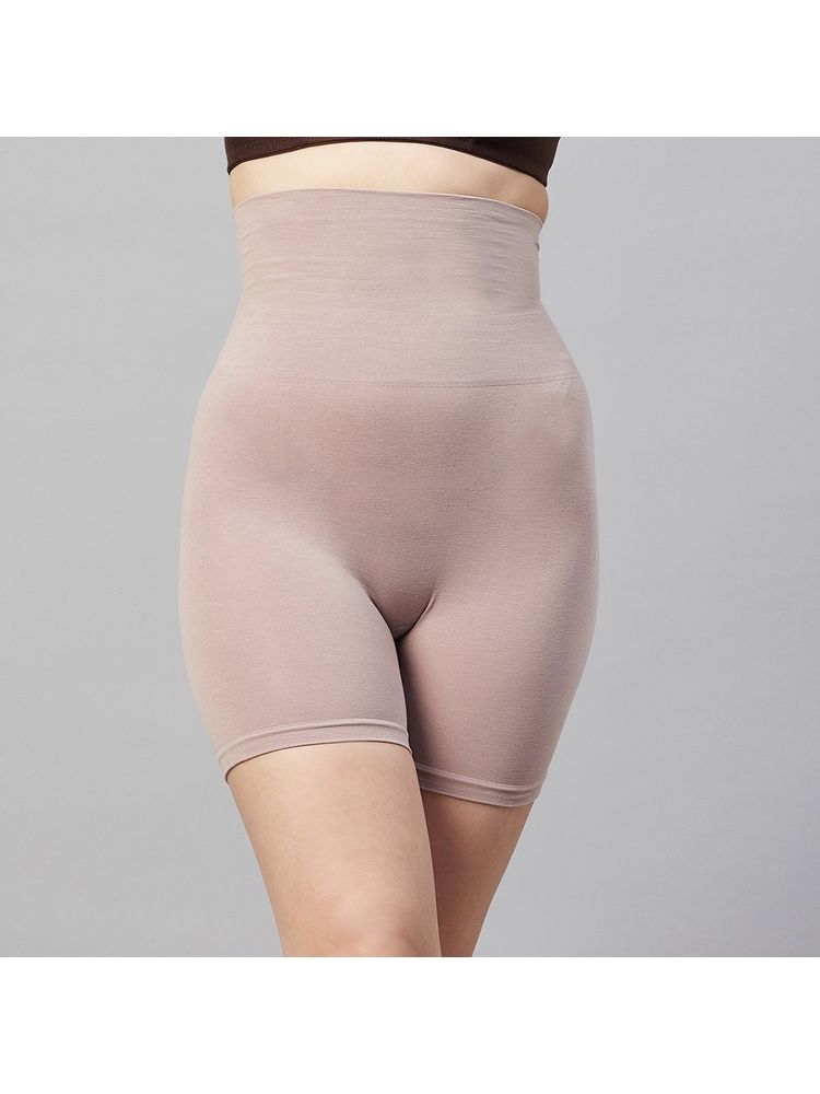 C9 Airwear Seamless Cotton Shaping Shorts For Women - Purple-picture-14