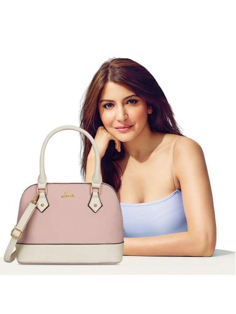 Lavie Pastel Winnie Women Pink Dome Handbag with Detachable Strap-picture-26