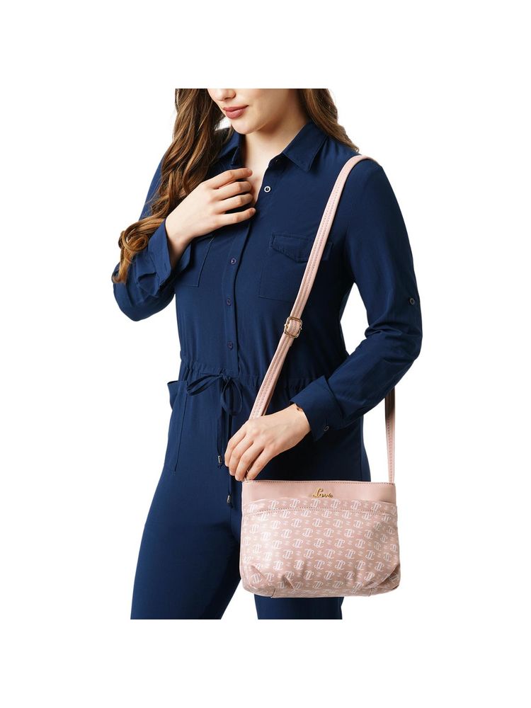 Lavie Woman Pink Daisy Sling Bag-picture-14