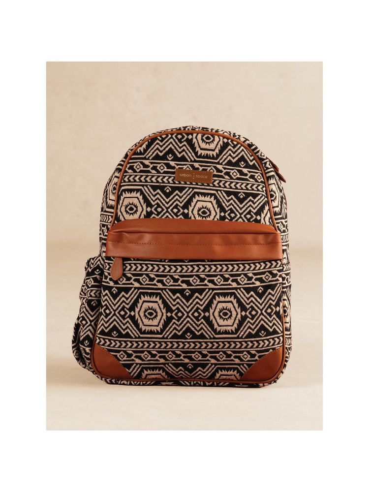 Urban Space Unisex Black Backpack-picture-14