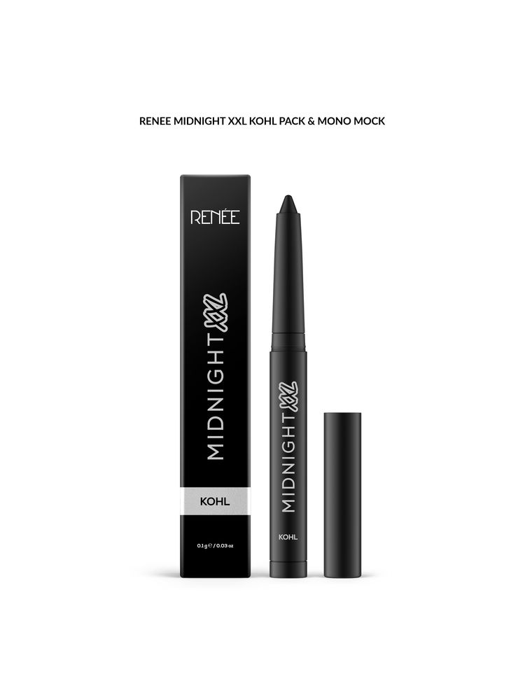 Renee Cosmetics Midnight XXL Waterproof, Smudge-Proof Kohl With Sharpener-picture-16