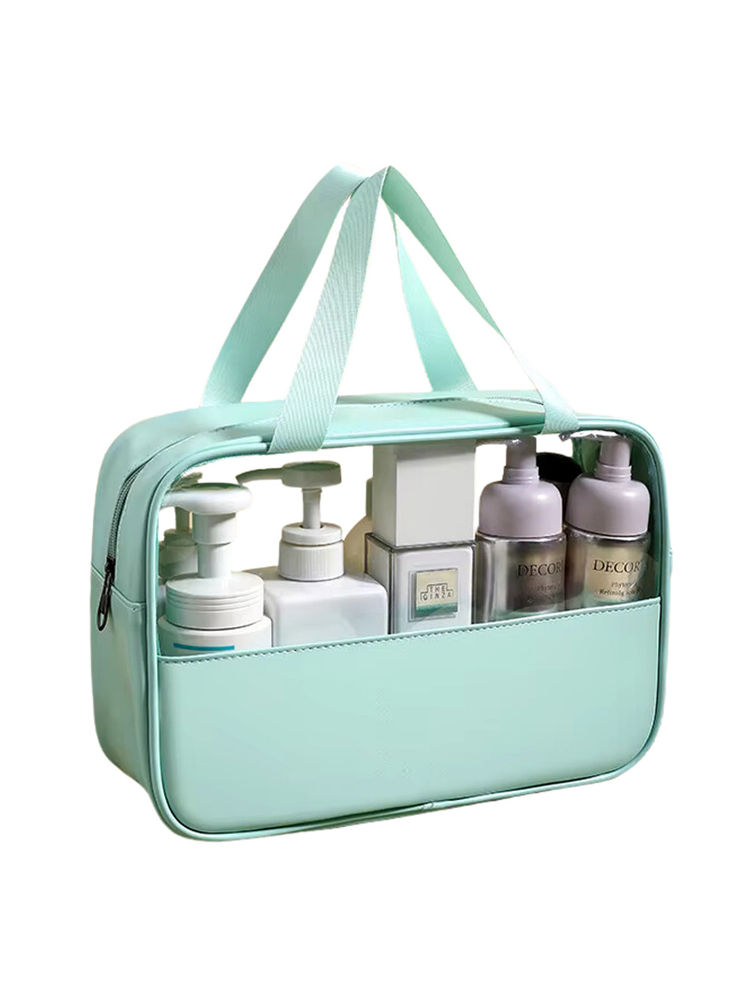 Kayanara Transparent Large Travel Makeup Kit - Green Toiletry Bag-picture-11