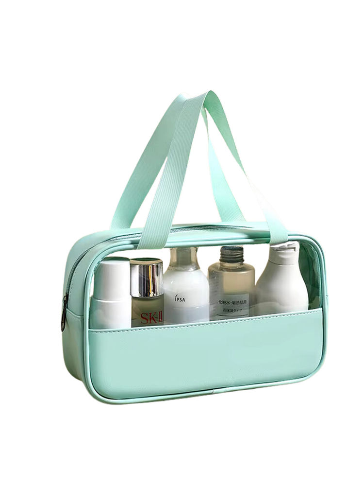 Kayanara Transparent Medium Travel Makeup Kit - Green Toiletry Bag-picture-28