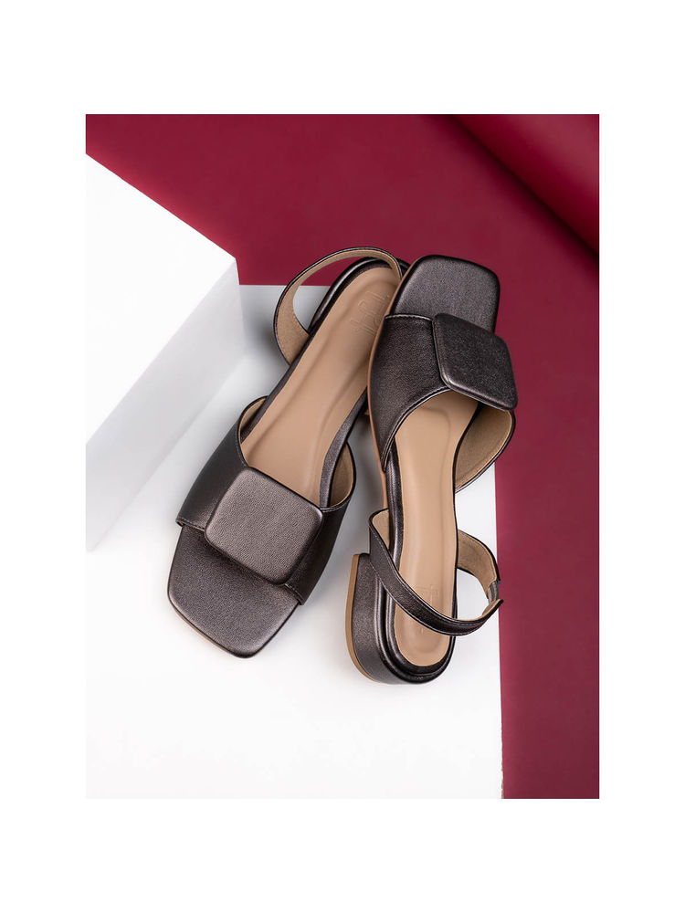 Hydes N Hues Premium Quality Pu Upper Back Strap Copper Sandals-image-33