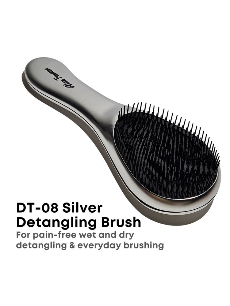 Alan Truman DT-08 Detangling Brush - Silver