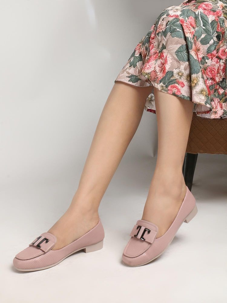 Dollphin Pink Formal Loafers-image-19