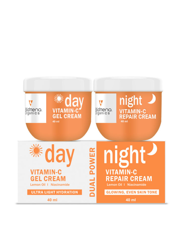 Volamena Vitamin C Gel Day & Night Repair Cream Combo-image-1