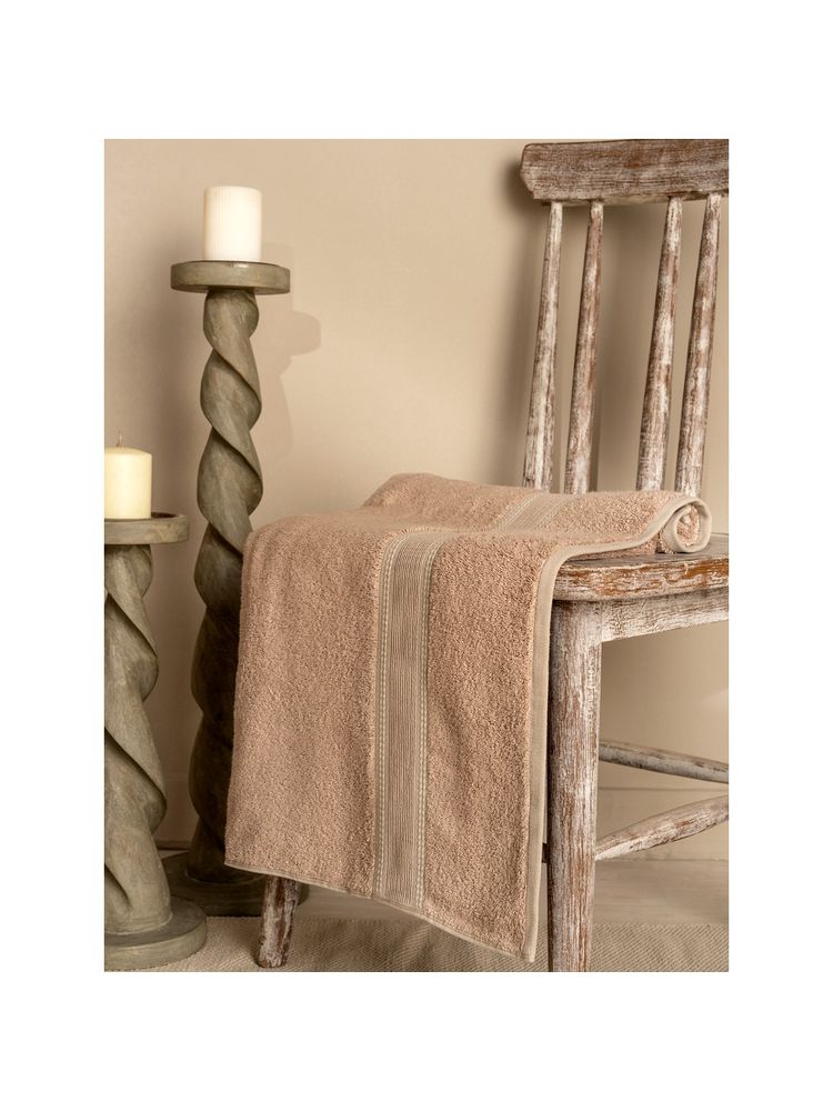 Ddecor Live Beautiful Beige Cotton 650 GSM Bath Towel - Pack of 1-picture-23