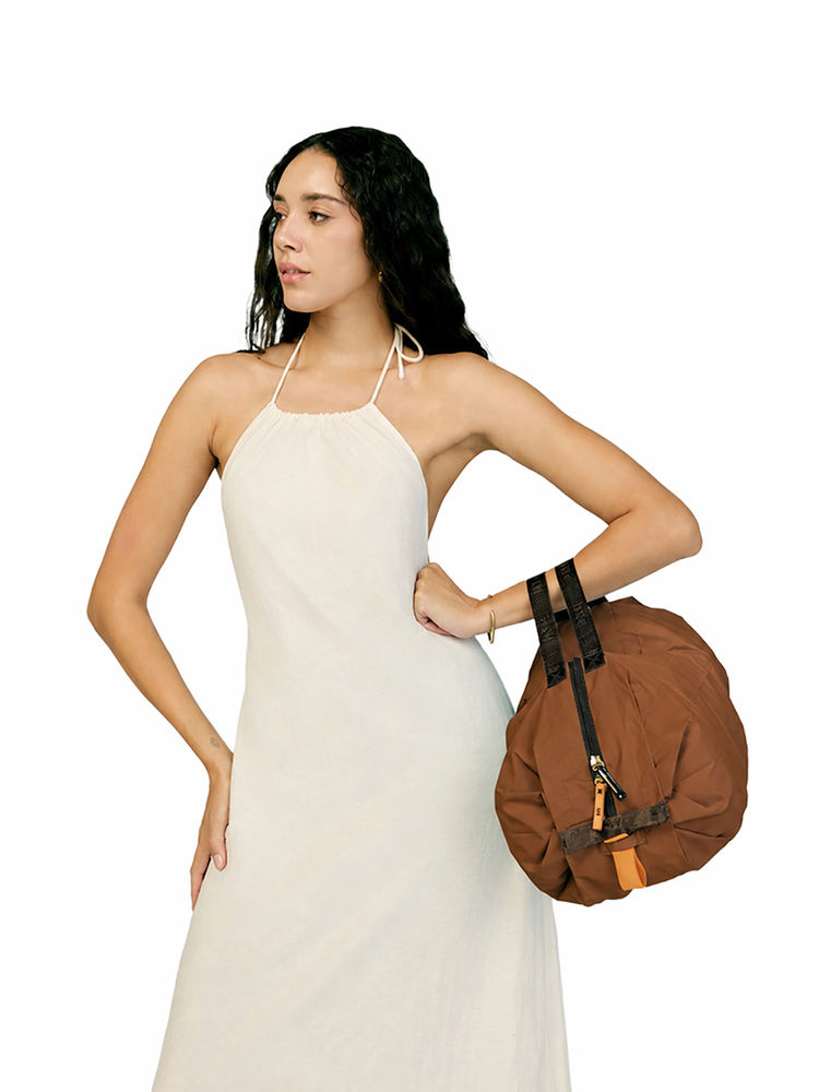 HIE Burrito Duffel Vintage Brown-picture-14