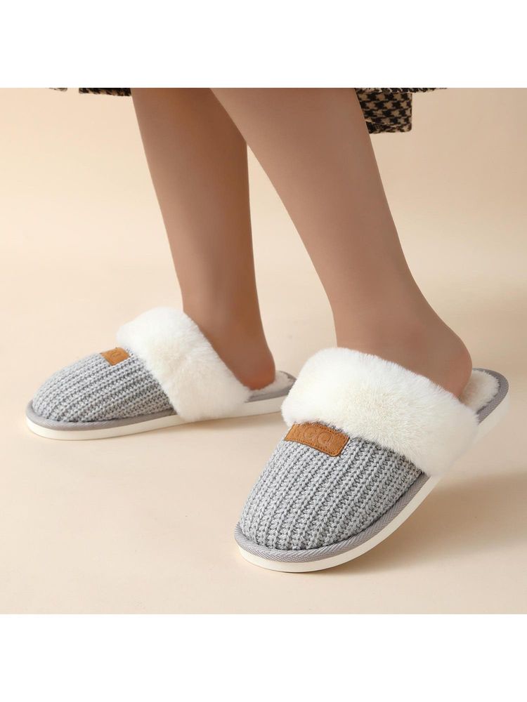 Drunken Women Grey Room Slippers-image-41