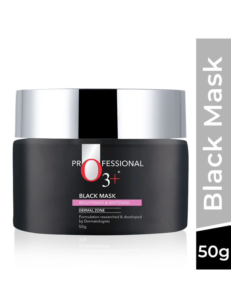 O3+ BLACK MASK Brightening & Whitening For Tan Removal & Soft-Smooth Skin - 100% Natural & Vegan-image-38