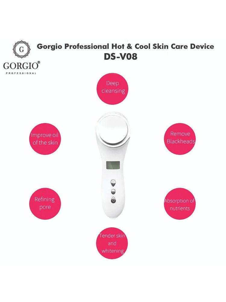 Gorgio Professional Hot And Cool Skin Care Device DS-V08 for Skin Glowing-image-25