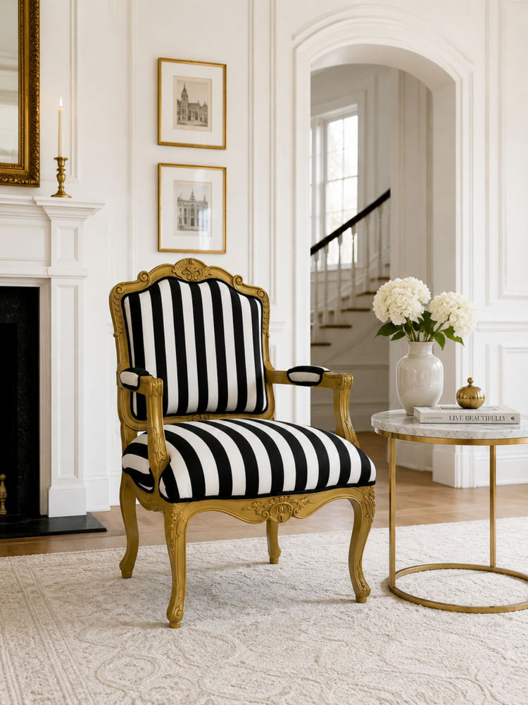 JABRIX Multi-Color Fernlily Maharaja Chair-image-17