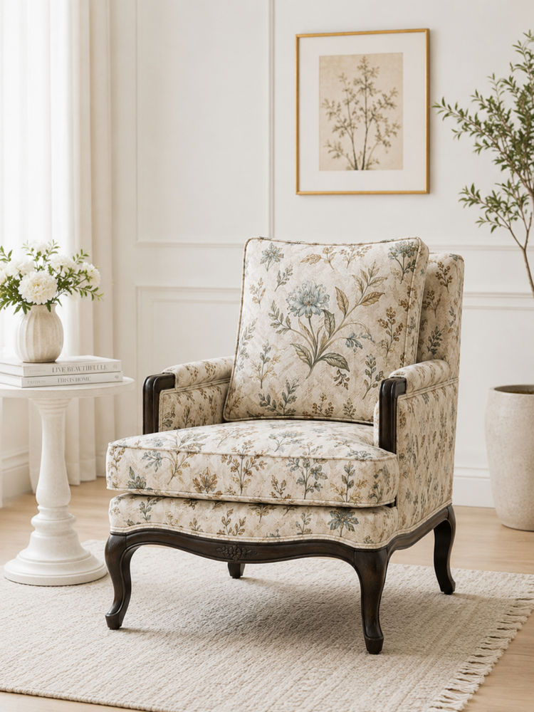 JABRIX Beige Zaylen Arm Chair-image-37