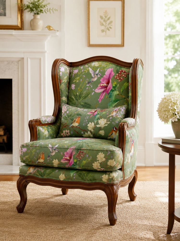 JABRIX Green Petalia Arm Chair-image-30