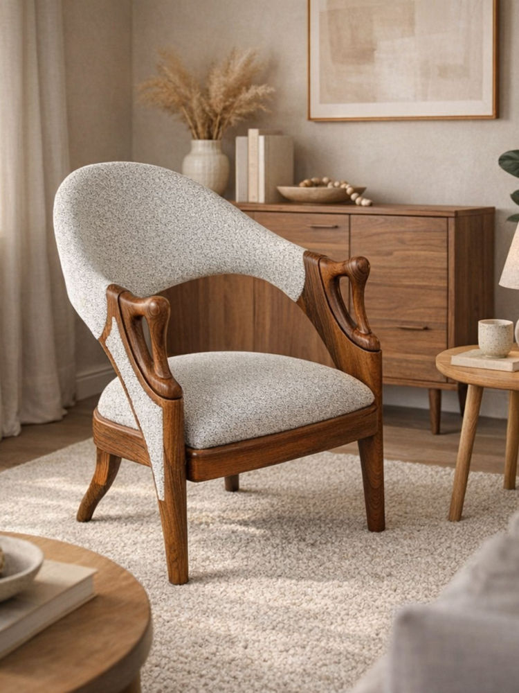JABRIX Grey Aurelio Accent Chair-picture-13