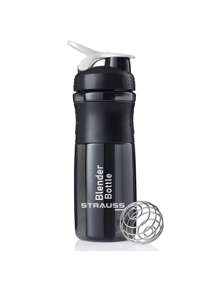 Strauss Blender Shaker Bottle 760 ml (Black)
