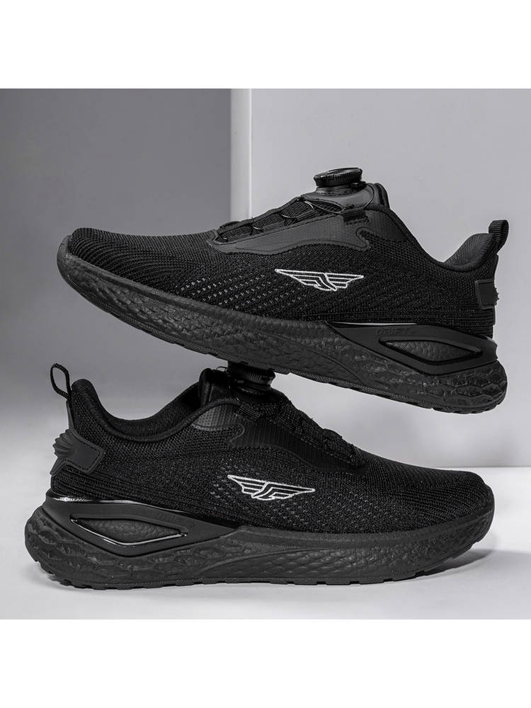 Red Tape Women Textured Black Athleisure Running Shoes-picture-12