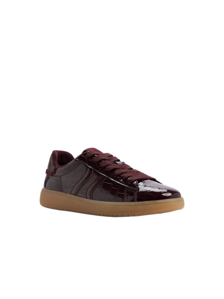 Aldo Chicsneake2A-In Womens Maroon Sneakers-image-19