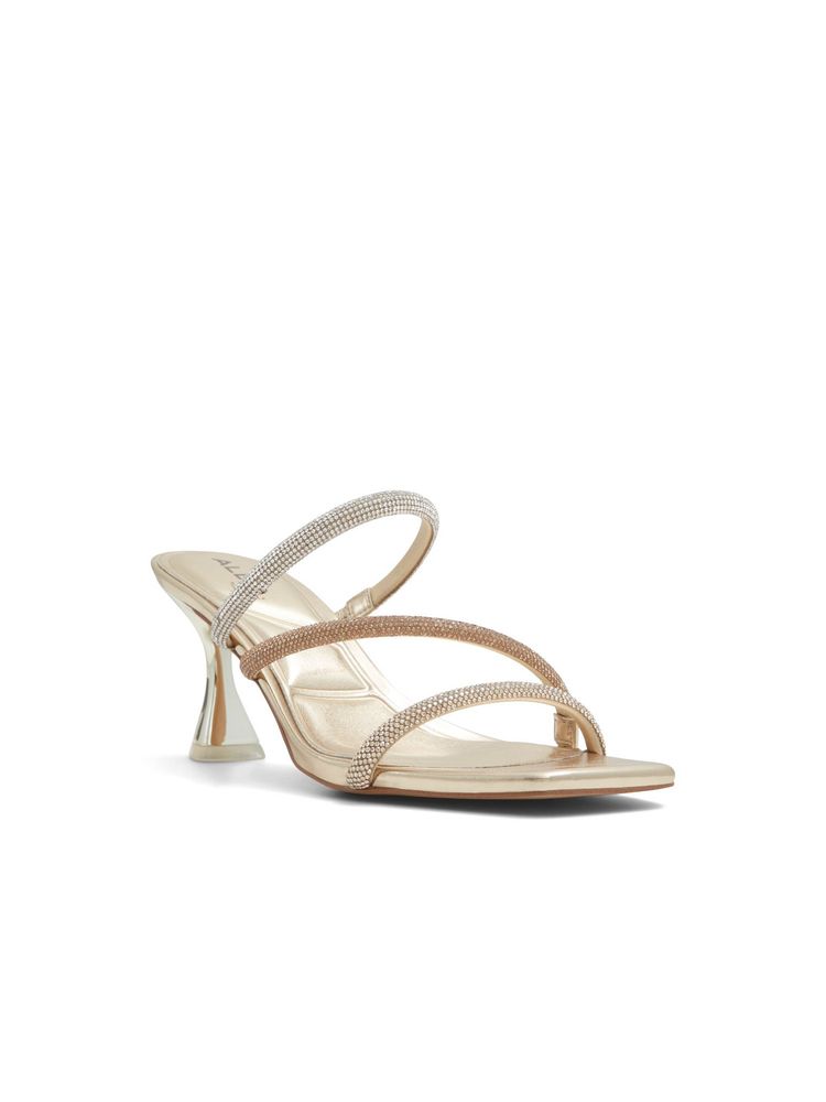 Aldo Jewella-B Womens Gold Spool Heels-image-41