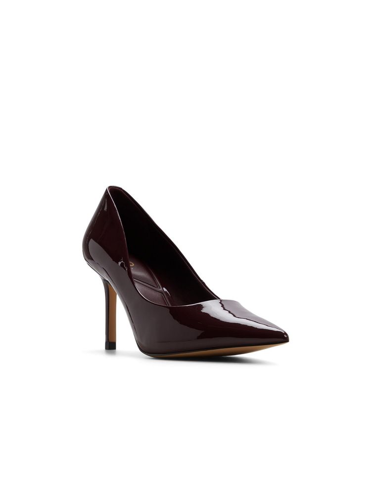 Aldo Kaitie-B Womens Maroon Stiletto Heels-image-49