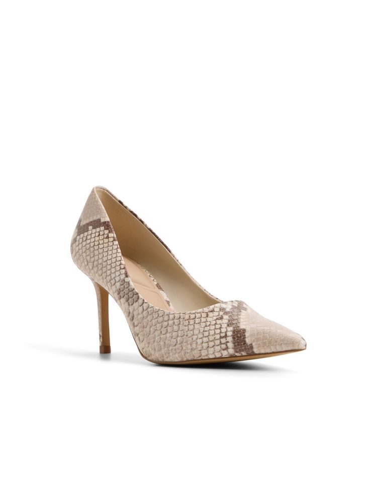 Aldo Kaitie-B Womens Beige Stiletto Heels-image-16