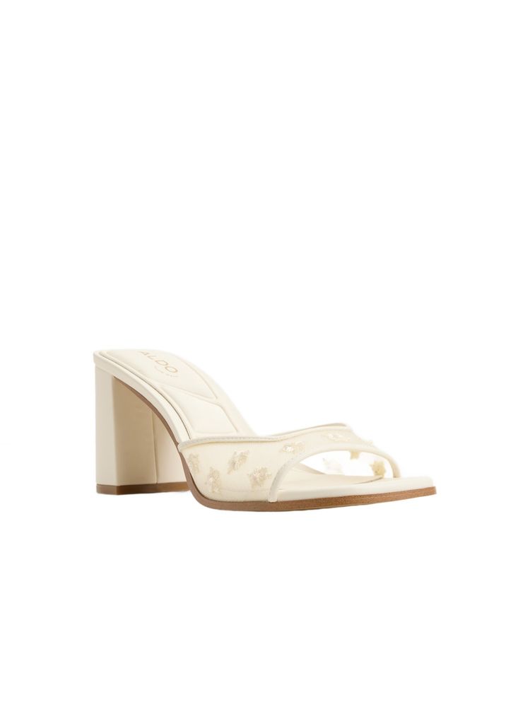 Aldo Lisarae-B Womens Cream Block Heels-image-16