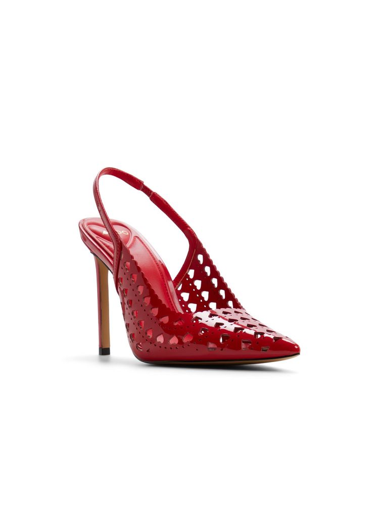 Aldo Lovesling-B Womens Red Stiletto Heels-image-46