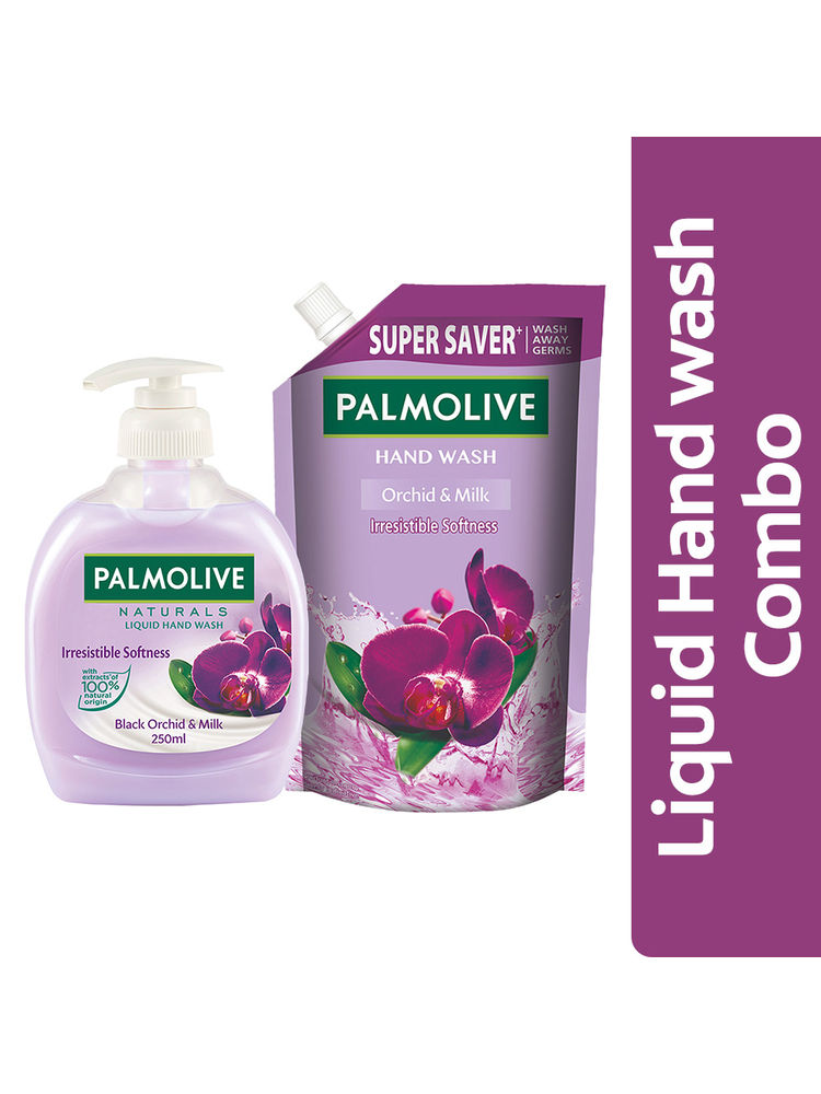 Palmolive Orchid & Milk Hand Wash Combo with refill